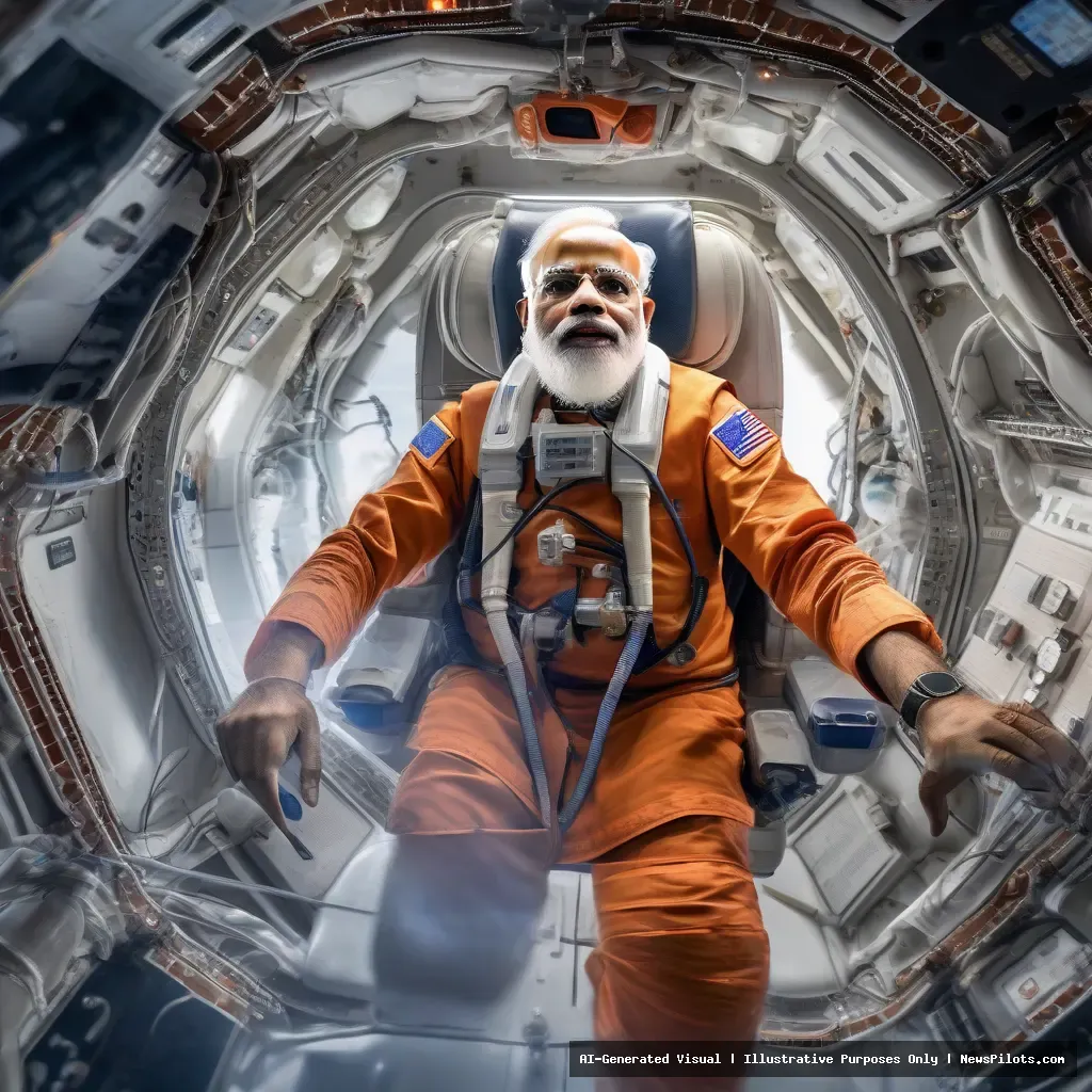 PM Modi Calls for India to Emerge as a Global Space Sector Hub