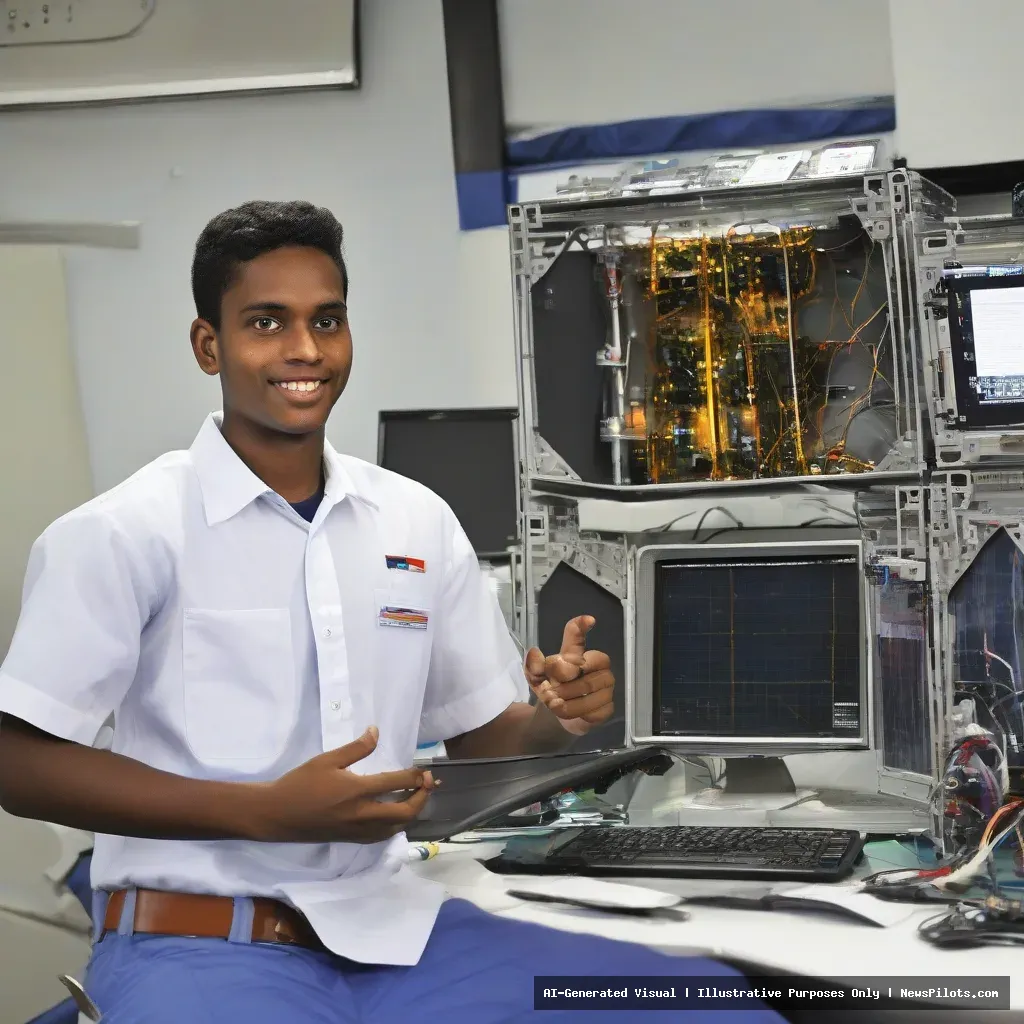 Trinidadian UWI student satellite programme