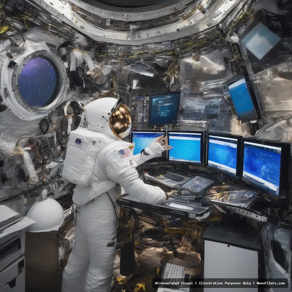 Amazon satellite technicians