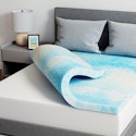 Novilla 3" Queen Memory Foam Mattress Topper for  + free shipping