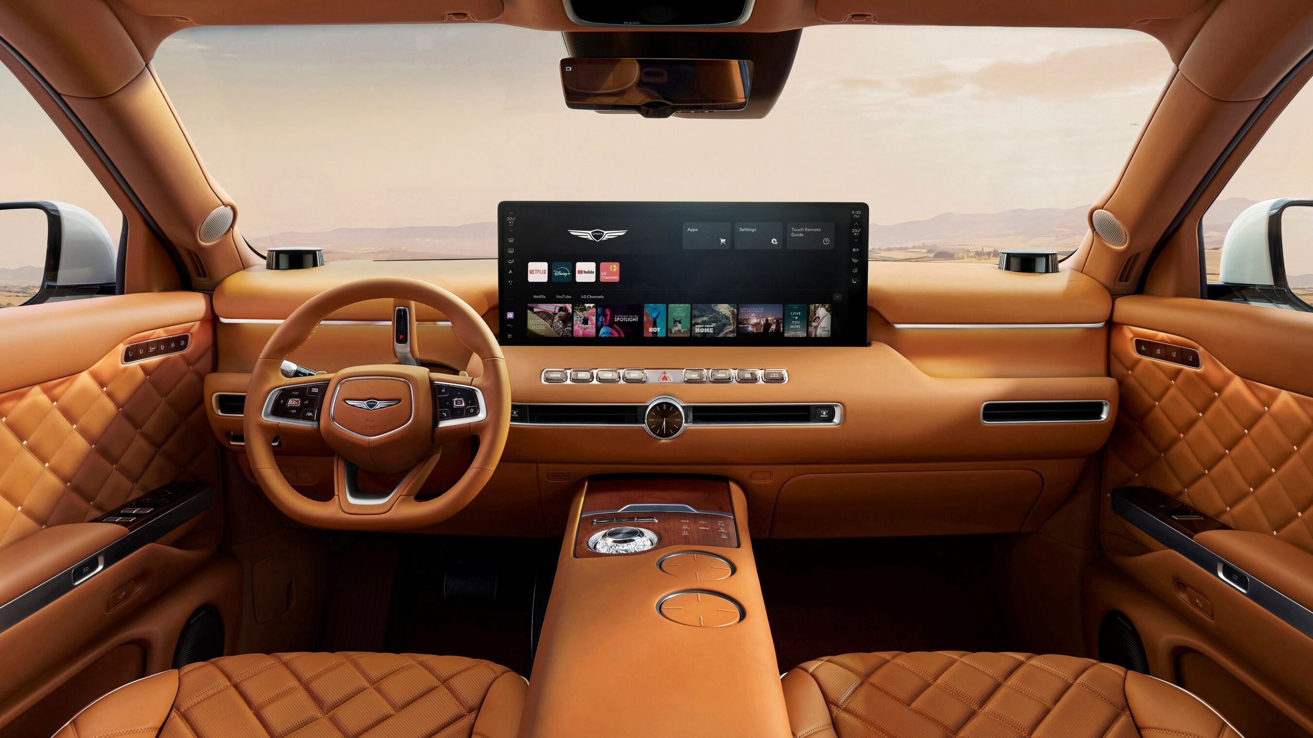 LG Electronics Integrated Vehicle Solutions for the Genesis GV90