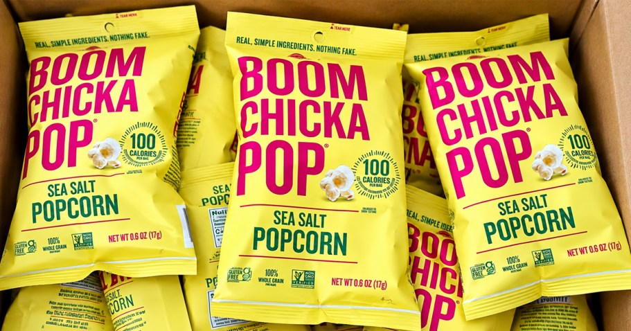 Angie’s BOOMCHICKAPOP Popcorn 24-Pack Just .77 on Amazon (Just 45¢ Each!)