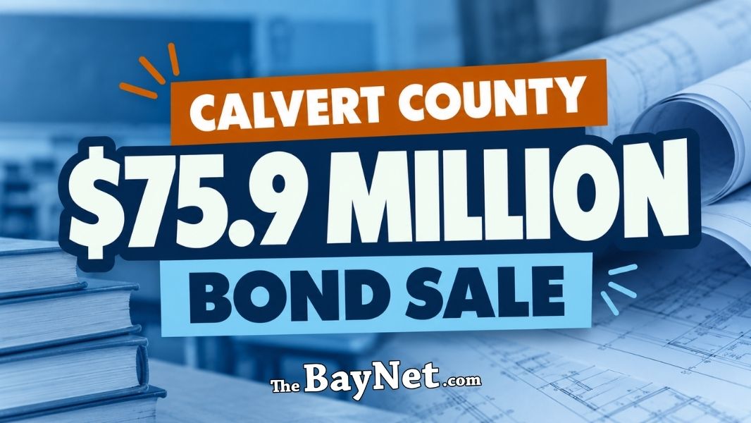 Calvert County Completes $75.9 Million Bond Sale To Fund More Than 60 Projects