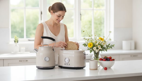 Haden Dorset Retro Toaster and Kettle Set  Off at Amazon