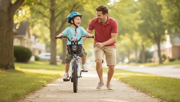 JOYSTAR Pluto Kids Bike with Light-Up Wheels on Sale